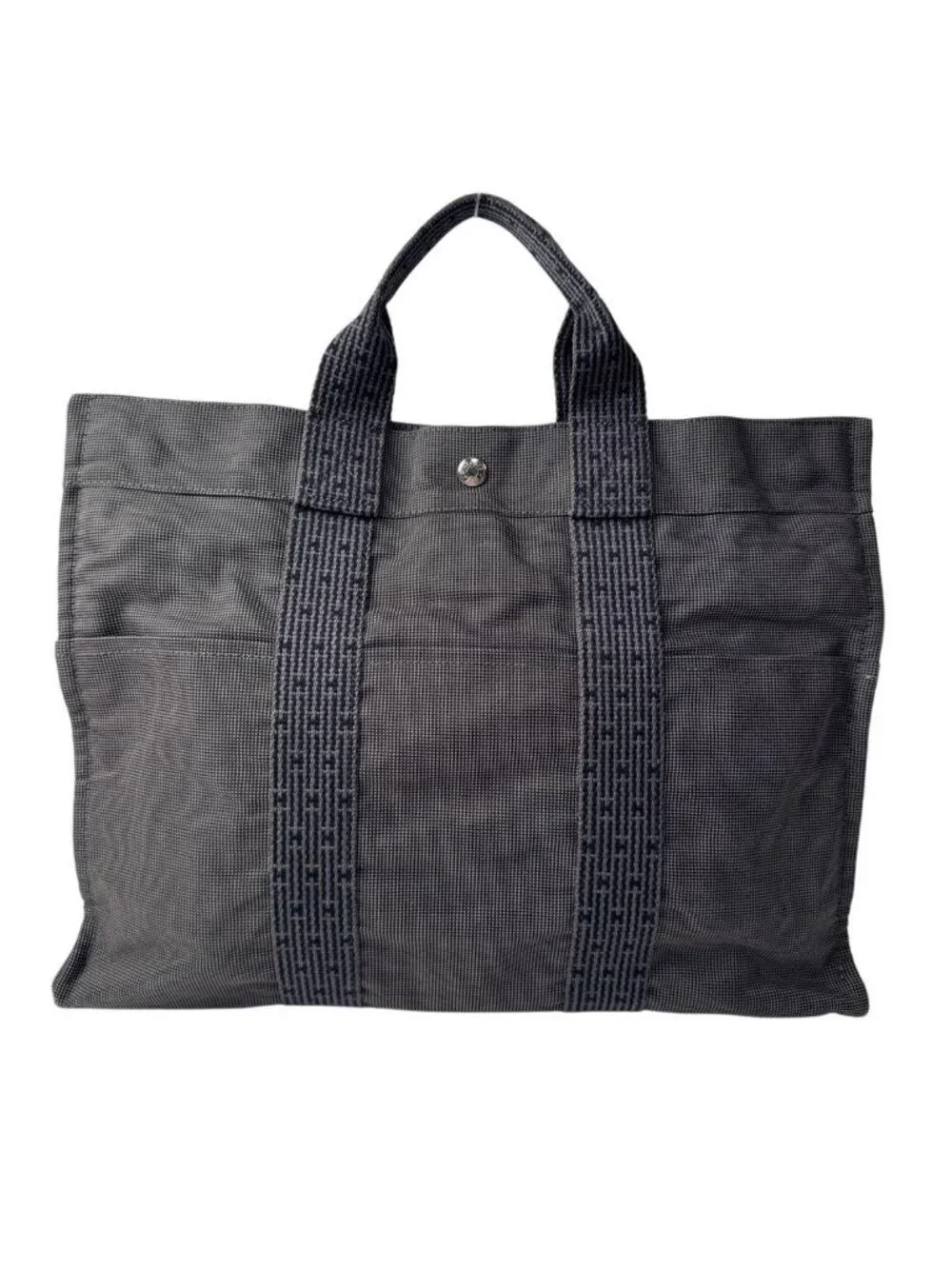 Hermes Her Line Tote MM Gray